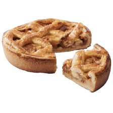 Verse ambachtelijke appeltaart